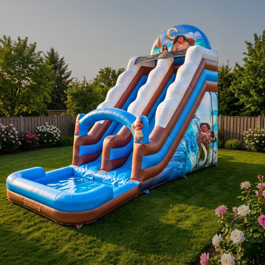 Moana Inflatable Slide (Water)