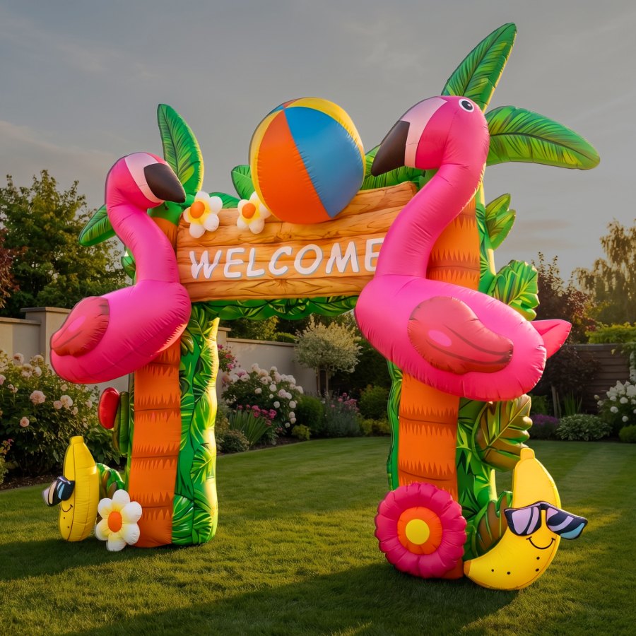 Inflatable flamingo Arch