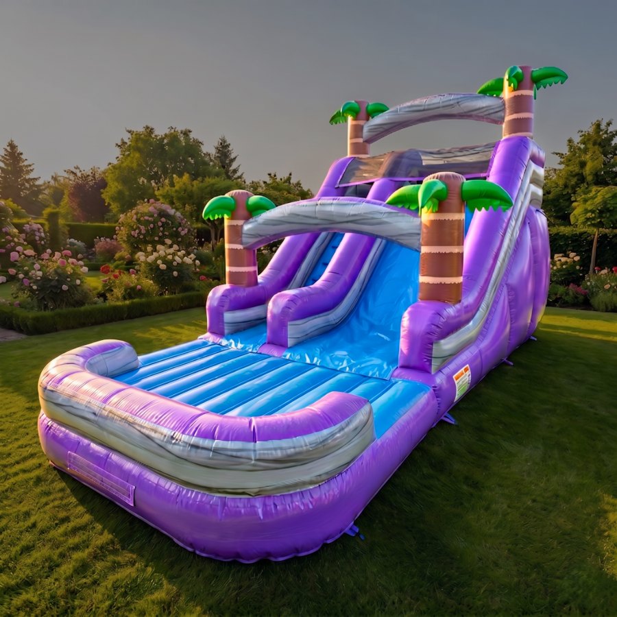 Purple palms tree slide (Normal)
