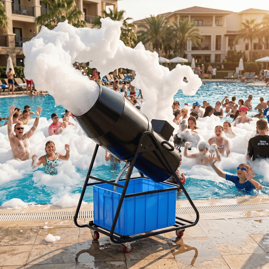Automatic foam cannon