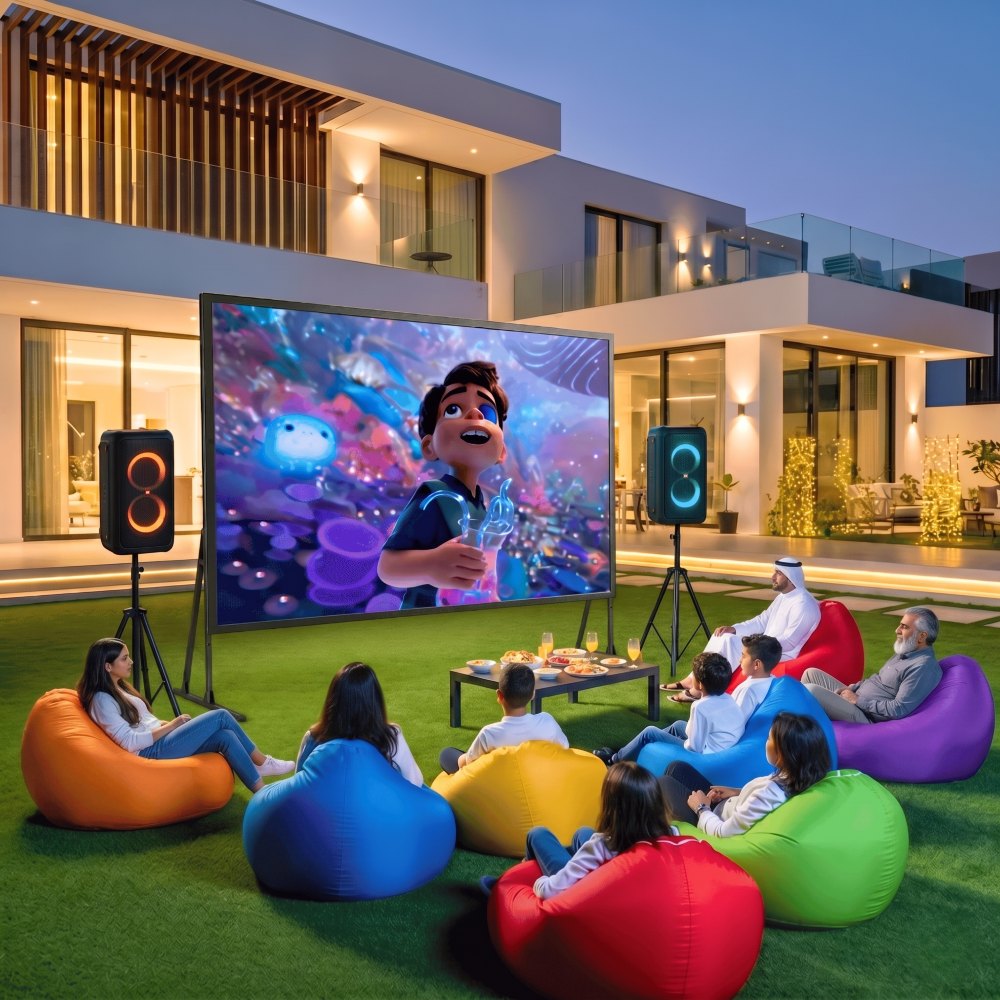 small Flodable cinema screen