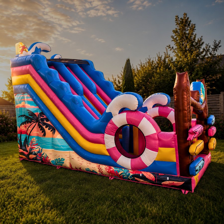 Surfing Inflatable slide