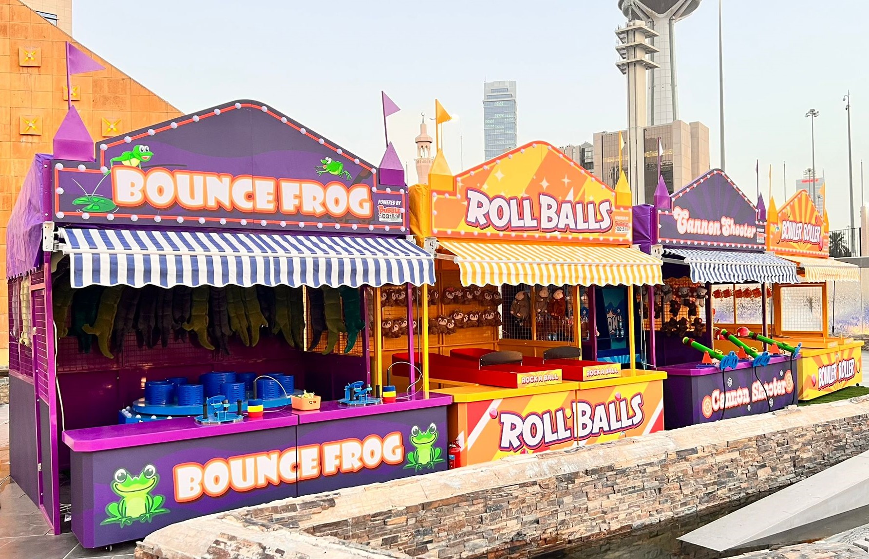 Carnival booth (metal) - 4 Booths